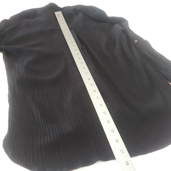 Liz Claiborne Lizsport women's size S black long sleeve blouse - Picture 10 of 13